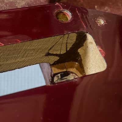 1984 Kramer USA Pacer Deluxe C Series Plate Candy Apple Red Guitar Body Floyd Ready image 6