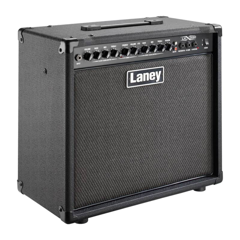 Laney LX65R 65W 1x12" Guitar Combo Amplifier with Reverb - Black image 1