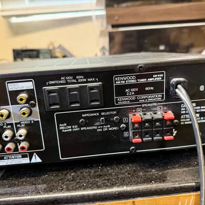 Vintage Kenwood KR-V45 AM/FM Stereo Receiver w/ 5 Channel Equalizer; Tested image 6