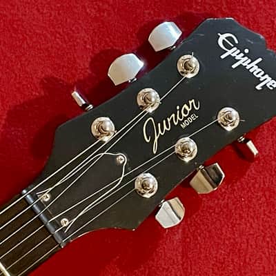 Epiphone Limited Edition Custom Shop Les Paul Junior with Gibson ‘50s Wiring, Gibson Pure Nickel 9-Gauge Strings, Orange Drop Capacitor, and Switchcraft Output Jack image 3