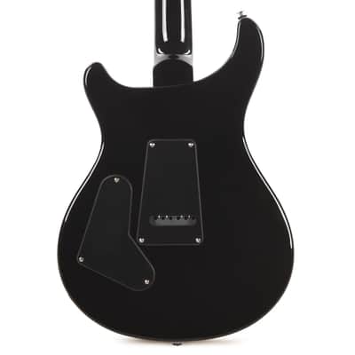 PRS SE Custom 24 Quilt Electric Guitar, Teal Black w/ Bag image 3