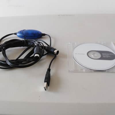 M-Audio MidiSport Uno 1x1 MIDI Interface 2010s - Blue image 1