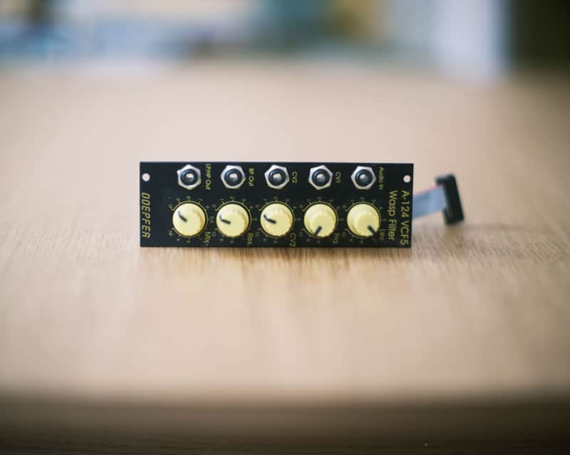 Doepfer A-124 VCF5 Wasp Filter Special Edition- Black with Yellow Knobs image 1