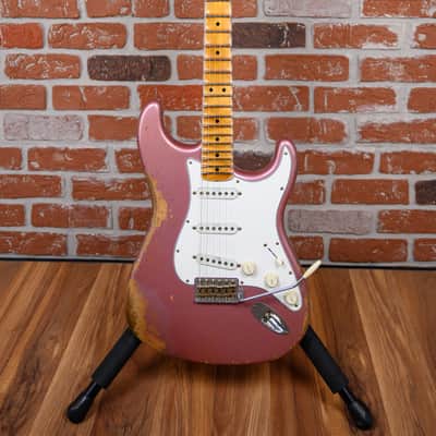 Fender Custom Shop Yngwie Malmsteen Stratocaster Heavy Relic Burgundy Mist Metallic 2026 w/OHSC image 4