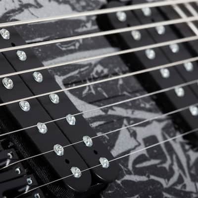 Schecter 1462 C-7 Multiscale Silver Mountain 7-String Electric Guitar image 10