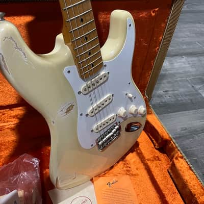 Fender American Vintage '57 Stratocaster 2002 White Blonde image 3