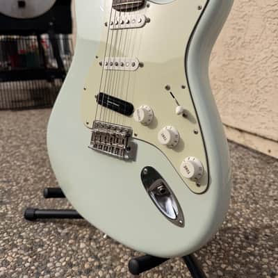 Fender American Special Stratocaster Sonic Blue with Seymour Duncan Hot Rail bridge pickup (2017) image 2
