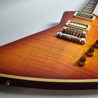 1996 Hamer Standard Sunburst Solidbody Explorer Electric Guitar w/OHSC USA! image 13
