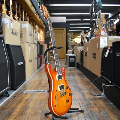 Paul Reed Smith SE Custom 24 Semi-Hollow Piezo Electric Guitar Vintage Sunburst w/Padded Gig Bag image 5