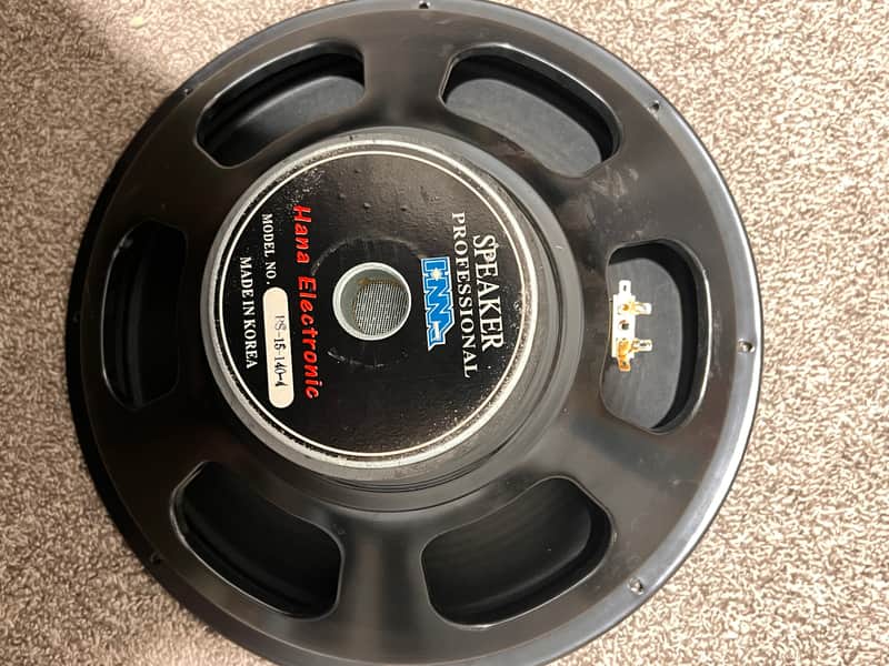Hana 15 inch base amp speakerBS-15-140-4 1980 image 1