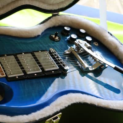 Gibson SG Deluxe 2013 - Cobalt Fade image 19