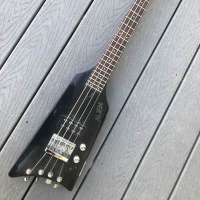 Hondo Alien Headless Bass 80's Black image 2