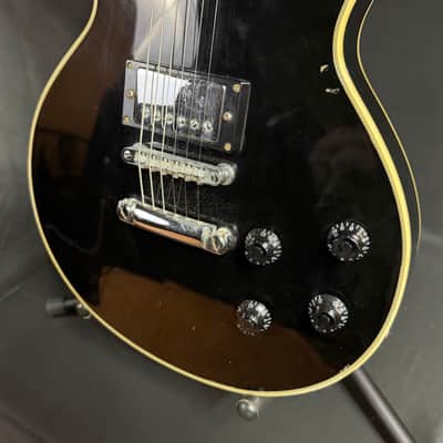 Vintage 1970's Avila LP Custom-Style Electric Guitar Gloss Black MIJ image 8