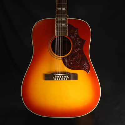 Epiphone Hummingbird 12-String (All Solid Wood; Fishman Sonitone) Aged Cherry Sunburst 371 image 9