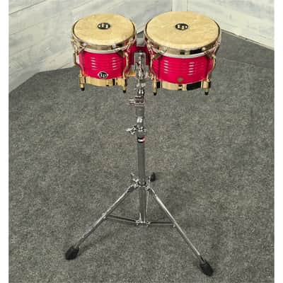 Used LP Matador Bongos w/Stand and Bag - Very Good image 5