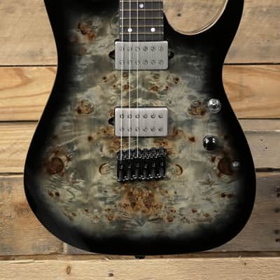 Ibanez RG1121PB Electric Guitar Charcoal Black Burst w/ Gigbag image 2