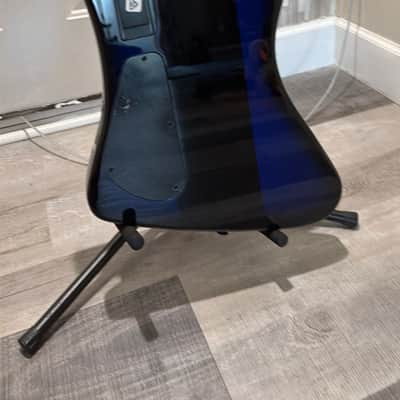 Jackson David Ellefson Signature Kelly Bird V - Blue Burst image 4