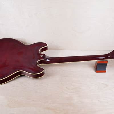Yamaha SA-2100 Semi-Hollow Body MIJ 1984 Burgundy Vintage Made in Japan w/ Bag image 13