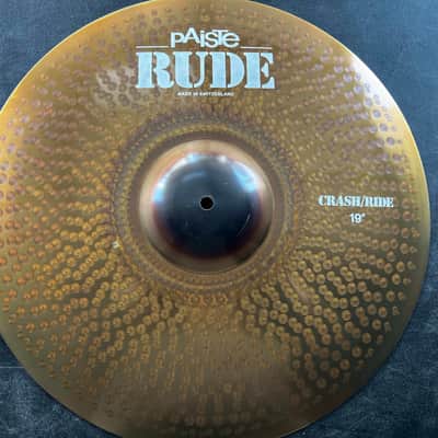 Paiste 19" RUDE Crash/Ride Cymbal - Raw image 1