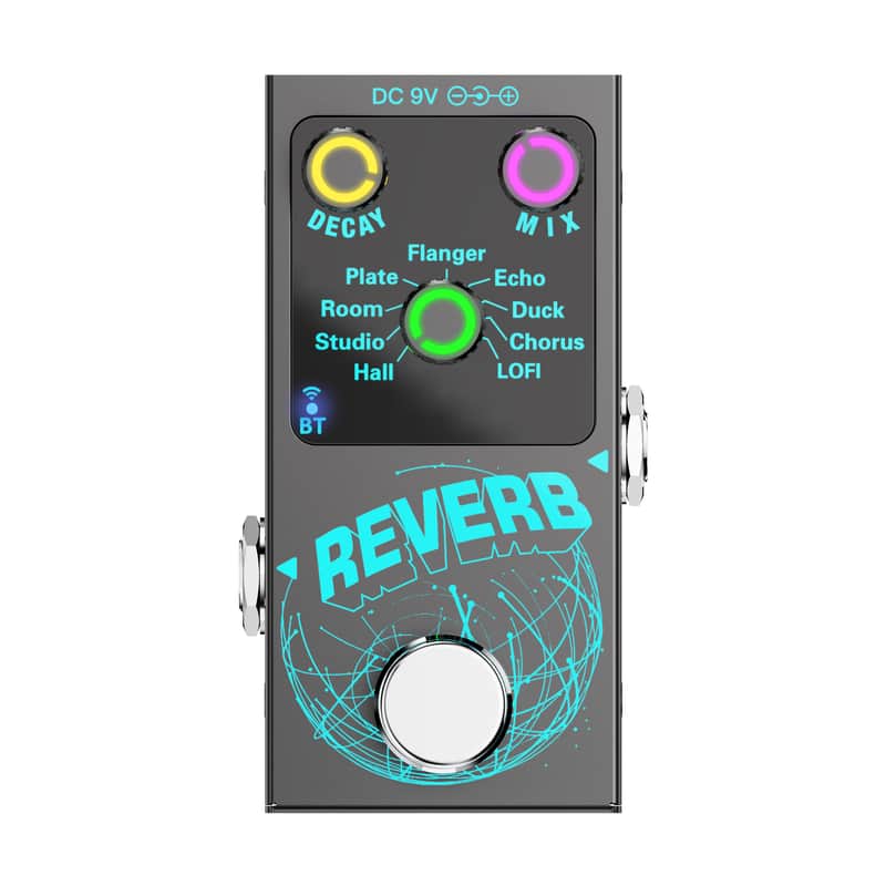 JAMJUM 9-Mode Digital Reverb Effect Pedal True Bypass, price include the import duty for US buyer image 1