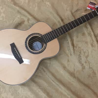 Crossroads-C-GS-200E-36" Parlor Style-Acoustic Electric Guitar-NEW-with Setup! image 1