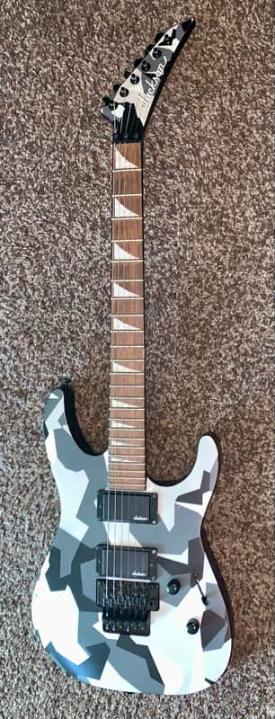 Jackson X Series Soloist SLX DX 6- String Camo Electric  Guitar (Winter Camo ) electric guitar image 1