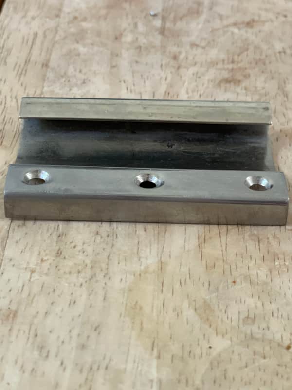 1963-1964 Gibson/Epiphone Maestro Vibrola Tailpiece Assembly Nickel (Arm Missing) SG Junior, Melody Maker, Olympic Etc. Bild 1