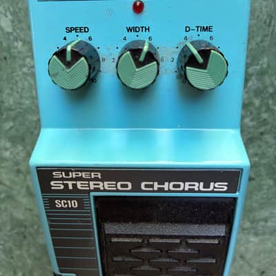 Ibanez SC10 Super Stereo Chorus 1980s - Blue image 3