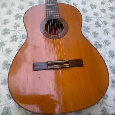 Zen-On AF-82 Vintage Japanese Classical Nylon String Guitar 1960s-70s  + Hard Case image 1