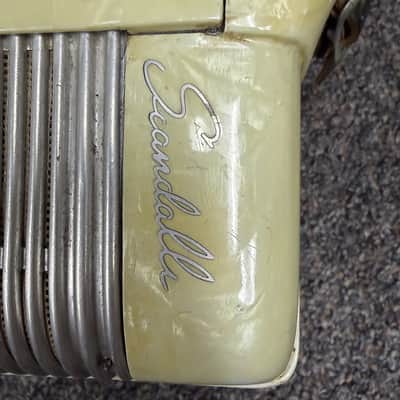 Scandalli small Piano Accordion, White image 4