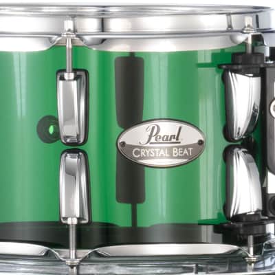 Pearl Crystal Beat Limited Edition Emerald Glass 10x7" Rack Tom Tom Drum Acrylic | CRB1007T/C754 | NEW | Authorized Dealer image 1