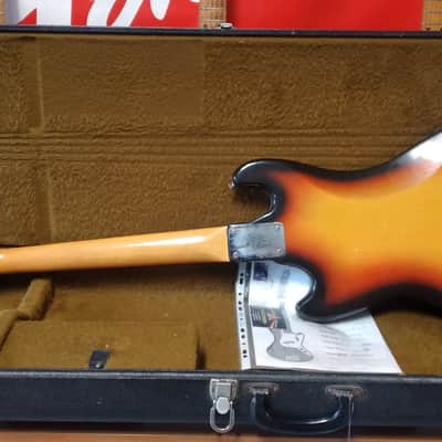 Fender bass V 1966 Jan - sunburst image 2