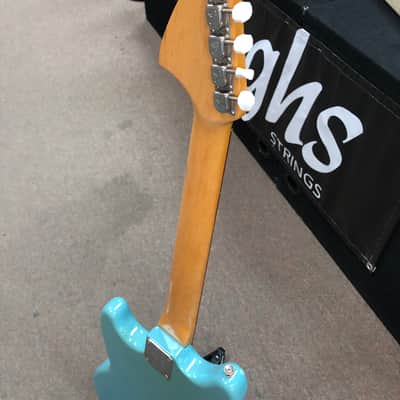 1966 Fender Mustang Guitar Daphne Blue w/ Rosewood Fretboard image 21