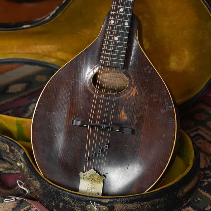 (Used) Vintage 1920 Gibson Spruce/Birch Oval-Hole Teardrop A-Style Mandolin #9066 image 1