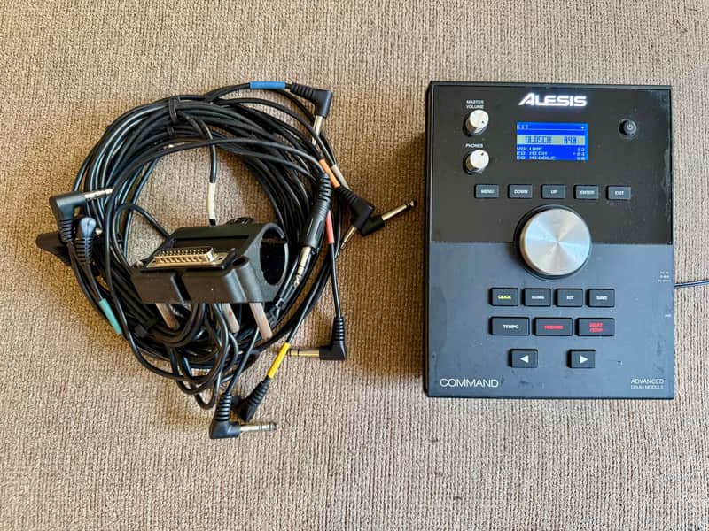 Alesis COMMAND Advanced Digital Drum Module & Cable Snake Harness (STUDIO GEAR) image 1