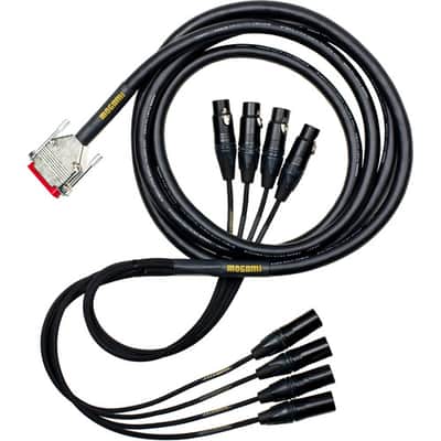 Mogami Gold AES/EBU DB25 to 4 XLR Male &amp; 4 XLR Female Digital Audio Cable for Apogee, Sony, Yamaha &amp; Mackie (5') image 3