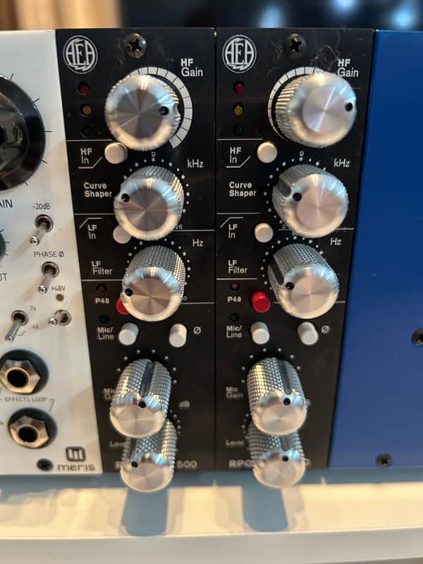 AEA RPQ500 Ribbon Pre with Curve Shaper 500 Series Module 2010s - Black image 1