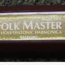 Suzuki 1072-C Folkmaster Diatonic Harmonica - Key of C  - Silver