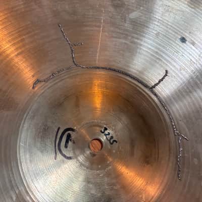 Restored Zildjian 22" A. Zildjian '60s Stamp Ride Cymbal 1960s - Traditional image 4