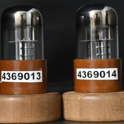 2×1940’sJAN-CHS 6SL7WGT Sylvania Square Getter USA Made Amplitrex Tested Tube image 3