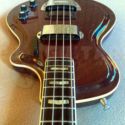 YAMAHA SB-70 w/OHSC "DHARMA" BASS MAHOGANY *SUPER RARE* VINTAGE 70s image 10