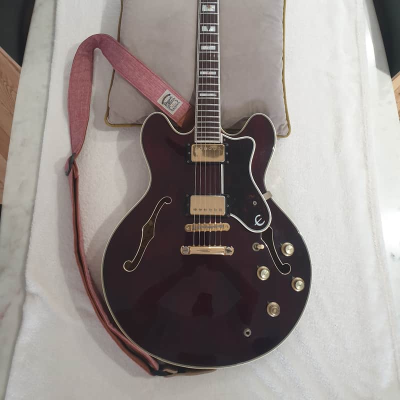 1984 Epiphone Sheraton (Matsumoku, Japan) Wine Red