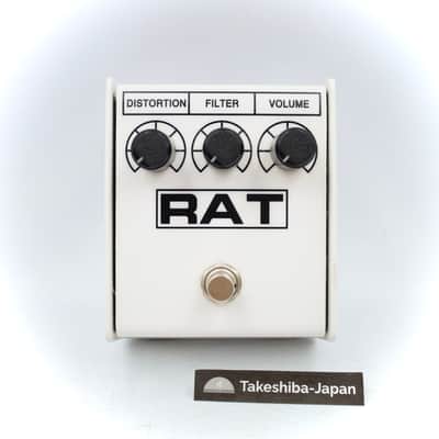 ProCo RAT 2 White Ikebe Original Model Distortion Guitar Effect Pedal 545508