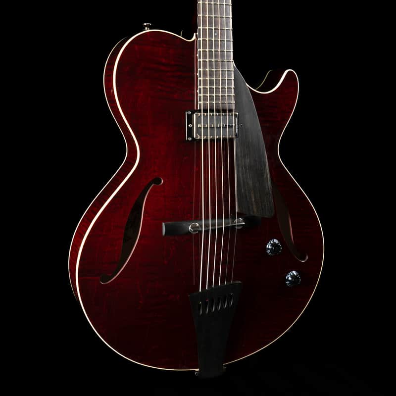 Collings Eastside LC Archtop, Laminated Maple Construction, Merlot Finish - NEW image 1