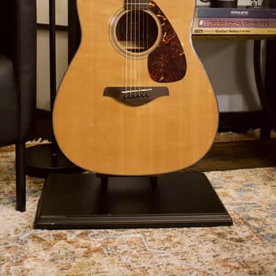 Used Yamaha FG700S Dreadnought Acoustic Guitar, Natural image 2