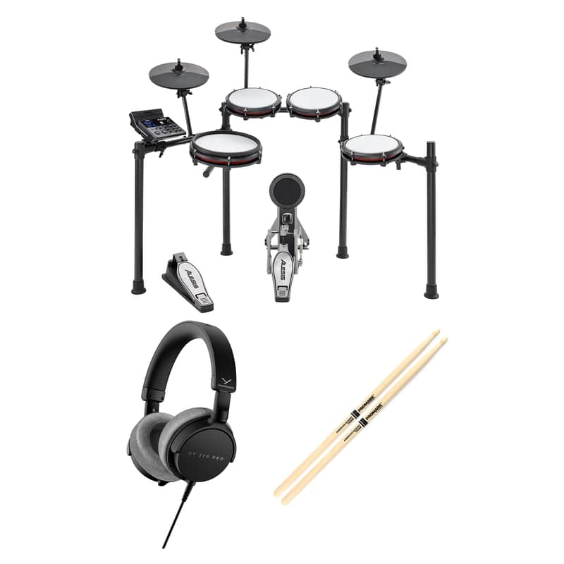 Alesis Nitro Max Drum Kit Bundle - Essential Gear at a Fair Price