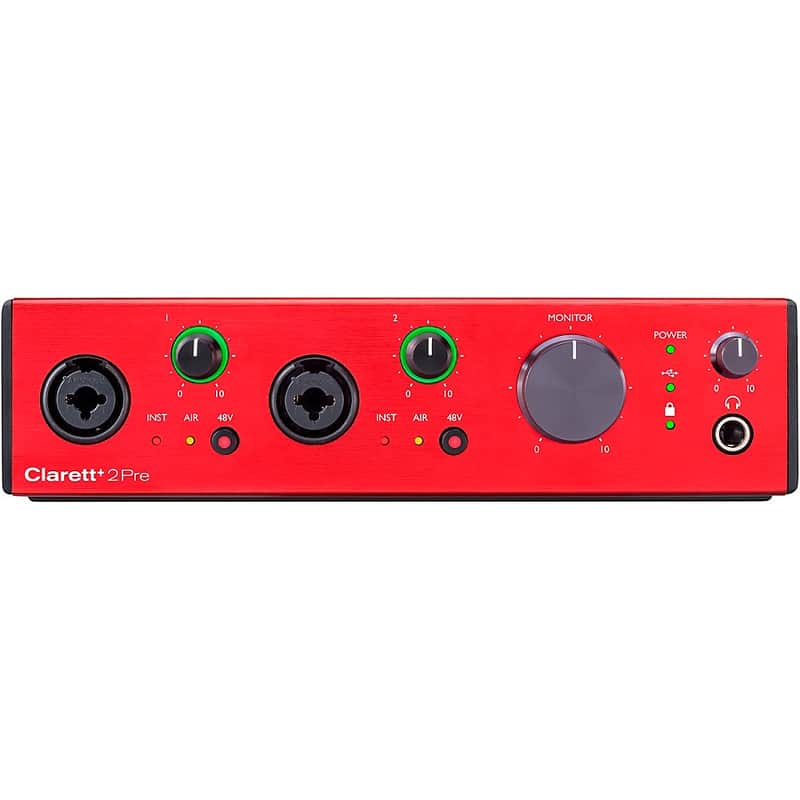 Focusrite Clarett+ 2Pre USB Audio Interface Regular image 1