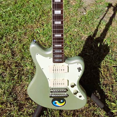 (EMG Upgraded) Harley Benton JA-60 CC-Inca Silver Jazzmaster Guitar StopTail image 9