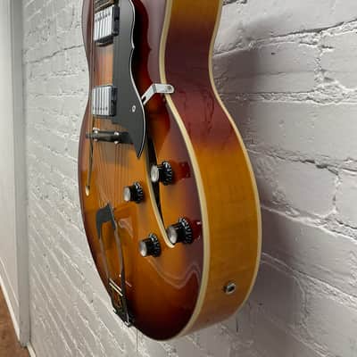 Hagstrom HJ800 Jazz Hollow Body - Cherry Sunburst image 6