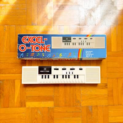 Excel-O-Tone Mini Synth (Casio VL-Tone Clone) with Original Box – Vintage 1980s!